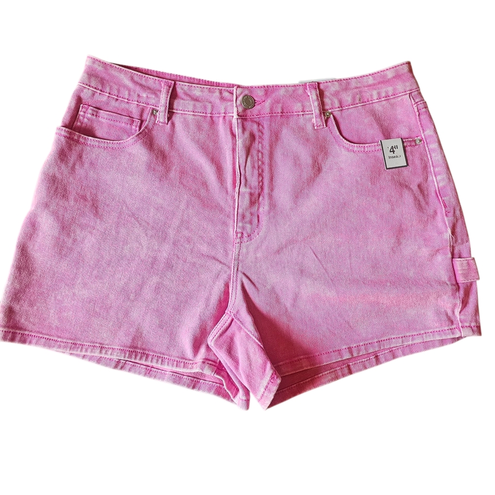 Time and Tru Women's High Rise Fuchsia Jeans